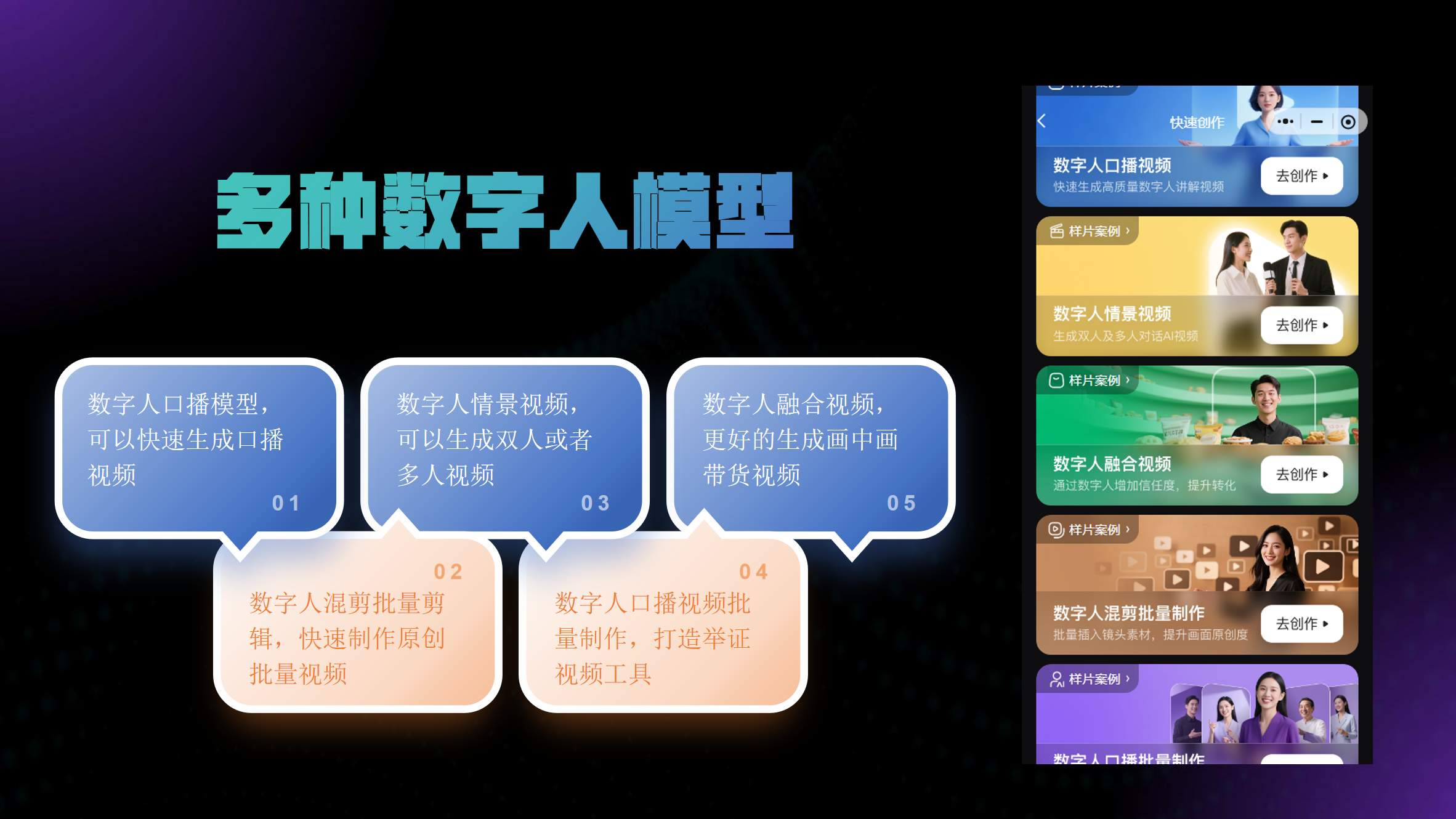 AI数字人核心功能展示
